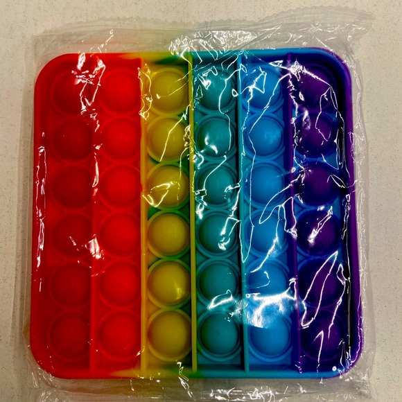 Square Push Pop Bubble Sensory Fidget - Picture 2 of 3
